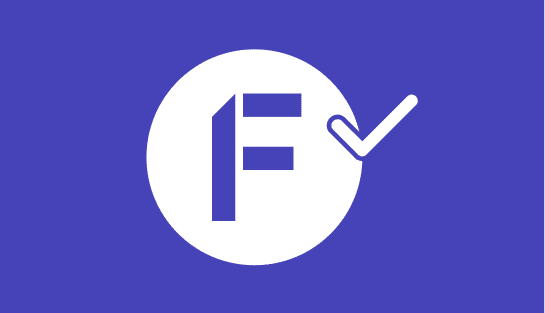 factro Logo mit einem Haken daneben
